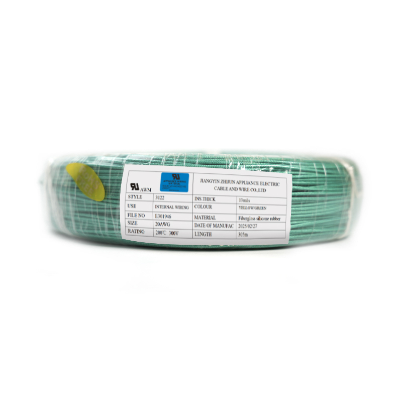 UL3122 7-Core Kawat Silikon Jalinan Serat Kaca Tahan Suhu Tinggi 18awg UL3122 7-Core Kawat Silikon Jalinan Serat Kaca Tahan Suhu Tinggi 18awg